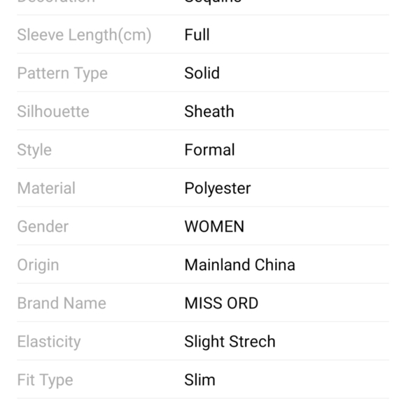 Formal Sheath, contrast Sequin,  assymmetrical,  Maxi Dress for special … - Picture 12 of 16